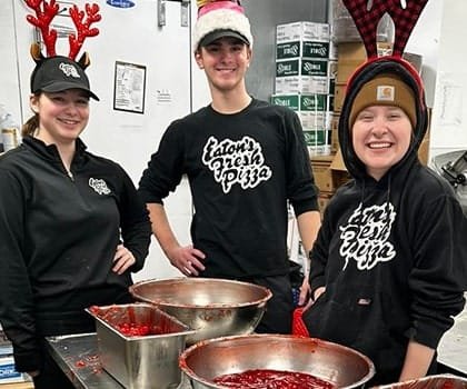 eatons fresh pizza christmas celebration