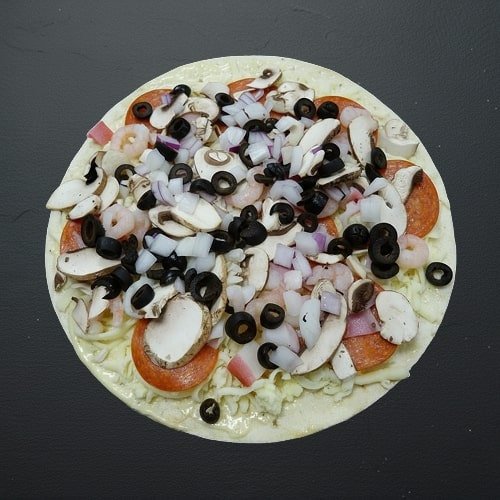 best take and bake paella pizza