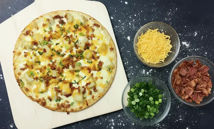 loaded potato eatons take and bake pizza