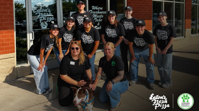 eatons pizza support humane society of sheboygan county
